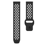 xDfind Flat Head Breathable Hole Black Buckle Silicone Watch Band - Image 9