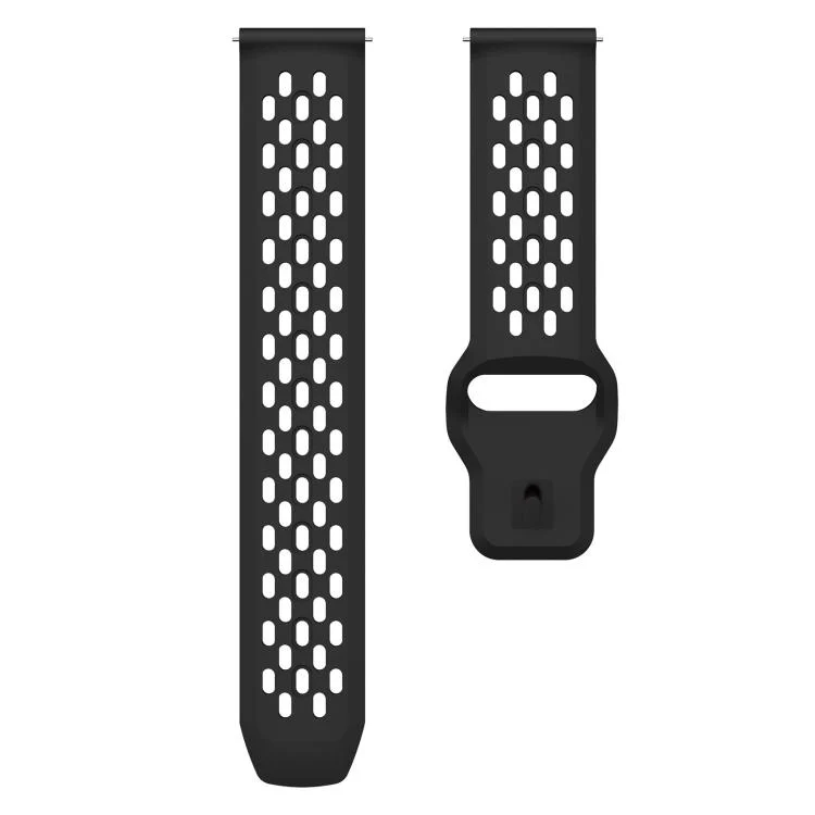 EDA008529001A_2.webp xDfind Flat Head Breathable Hole Black Buckle Silicone Watch Band - Image 9
