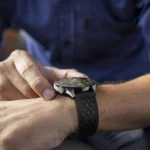 xDfind Flat Head Breathable Hole Black Buckle Silicone Watch Band - Image 6