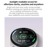 HD8 mini 1.29 inch BT5.4 Sport Smart Watch, Support Bluetooth Call / Sleep / Blood Oxygen / Heart Rate / Blood Pressure Health Monitor - Image 2