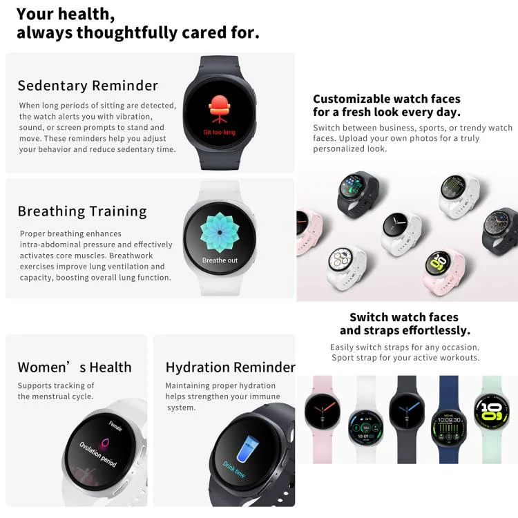 EDA0085458_B14.webp HD8 mini 1.29 inch BT5.4 Sport Smart Watch, Support Bluetooth Call / Sleep / Blood Oxygen / Heart Rate / Blood Pressure Health Monitor - Image 15