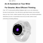 HD8C 1.43 inch BT5.4 Rotate Dial Smart Watch, Support Bluetooth Call / Sleep / Blood Oxygen / Heart Rate / Blood Pressure Health Monitor - Image 13