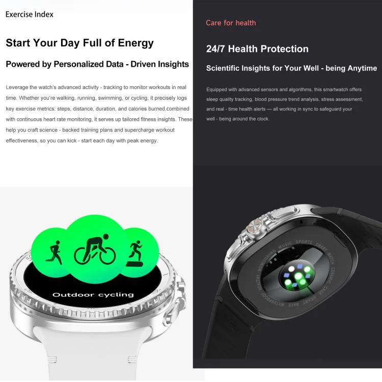 EDA0085460_B8.webp HD8C 1.43 inch BT5.4 Rotate Dial Smart Watch, Support Bluetooth Call / Sleep / Blood Oxygen / Heart Rate / Blood Pressure Health Monitor - Image 9
