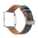 For Fitbit Blaze Cowboy Texture Genuine Leather Replacement Strap Watchband - Image 3