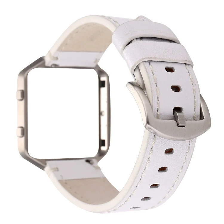 EDA00939001B_2.webp For Fitbit Blaze Calf Leather Replacement Strap Watchband - Image 4