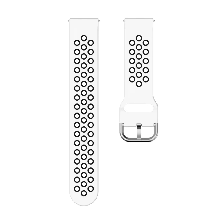 EDA00941801A_1.webp For Samsung Galaxy Watch Active2 44mm Two-color Silicone Replacement Strap Watchband - Image 3