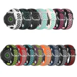 For Samsung Galaxy Watch Active2 44mm Two-color Silicone Replacement Strap Watchband - Image 2