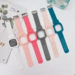 For Fitbit Versa 3 3D Silicone Integrated Replacement Strap Watchband - Image 2