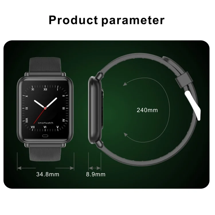 EDA00973401_B1.webp Q9T 1.3 inch TFT Touch Screen Dual-mode Bluetooth Smart Watch, Support Body Temperature Detection / Blood Oxygen Monitor / Blood Pressure Monitor - Image 2