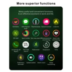 Q9T 1.3 inch TFT Touch Screen Dual-mode Bluetooth Smart Watch, Support Body Temperature Detection / Blood Oxygen Monitor / Blood Pressure Monitor - Image 3
