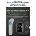 Q9T 1.3 inch TFT Touch Screen Dual-mode Bluetooth Smart Watch, Support Body Temperature Detection / Blood Oxygen Monitor / Blood Pressure Monitor - Image 7