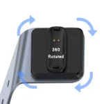 For Fitbit Inspire 2 Aluminum Alloy Charger Holder with Chip Protection, Support Fast Charging - Image 9