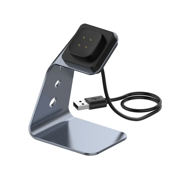 EDA00980601A.webp For Fitbit Versa 3 / Fitbit Sence Aluminum Alloy Charger Holder with Chip Protection, Support Fast Charging - Image 1