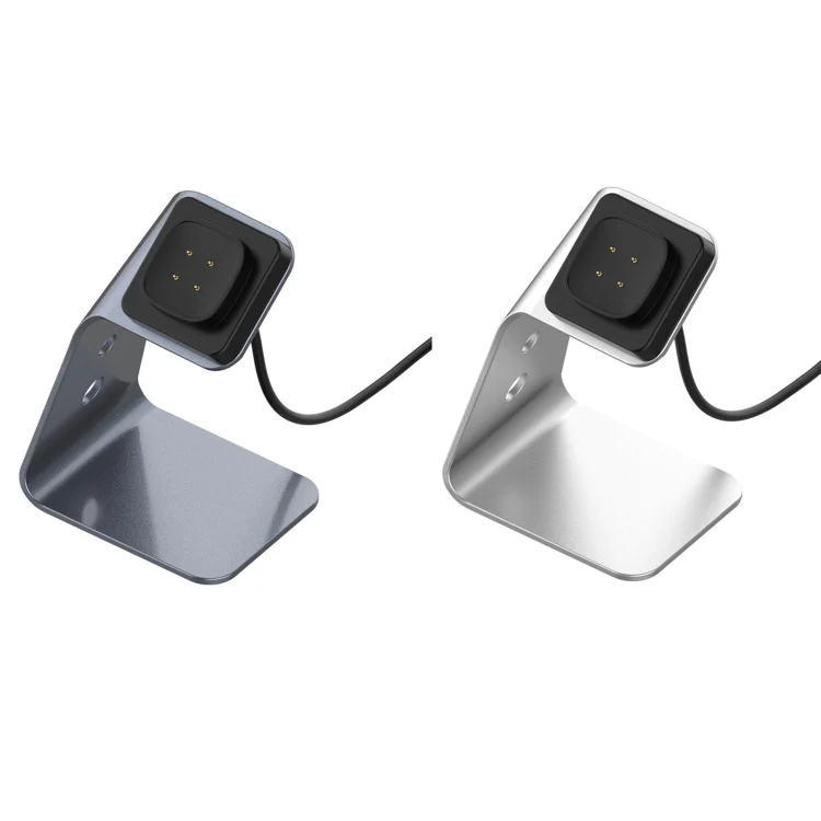 EDA00980601_B1.webp For Fitbit Versa 3 / Fitbit Sence Aluminum Alloy Charger Holder with Chip Protection, Support Fast Charging - Image 2