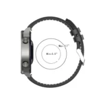 22mm Silicone Leather Replacement Strap Watchband for Huawei Watch GT 2 Pro - Image 3