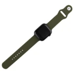 Woven Pattern Silicone Snap Watchband For Apple Watch Series 6 & SE & 5 & 4 44mm / 3 & 2 & 1 42mm, For Apple Watch Ultra 49mm / Series 8&7 45mm / SE 2&6&SE&5&4 44mm / 3&2&1 42mm... - Image 5