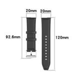 20mm Silicone Leather Replacement Strap Watchband for Huawei Watch GT 2 42mm - Image 2