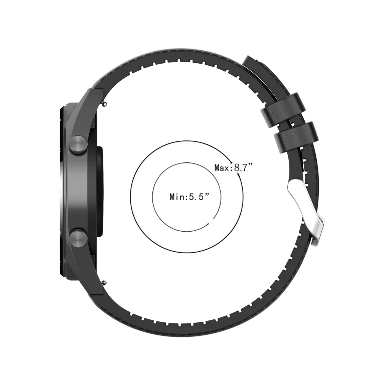 EDA00987801_B2.webp 20mm Silicone Leather Replacement Strap Watchband for Huawei Watch GT 2 42mm - Image 3