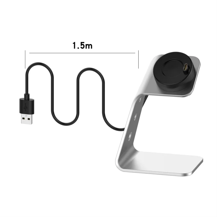 EDA00988101A_3.webp For Garmin Forerunner 745 / Venu Sq / Fenix 6 Universal Aluminum Alloy Magnetic Charger Holder with Chip Protection, Support Fast Charging - Image 5