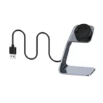 For Garmin Forerunner 745 / Venu Sq / Fenix 6 Universal Aluminum Alloy Magnetic Charger Holder with Chip Protection, Support Fast Charging - Image 3