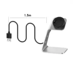 For Garmin Forerunner 745 / Venu Sq / Fenix 6 Universal Aluminum Alloy Magnetic Charger Holder with Chip Protection, Support Fast Charging - Image 4