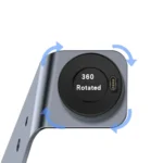 For Garmin Forerunner 745 / Venu Sq / Fenix 6 Universal Aluminum Alloy Magnetic Charger Holder with Chip Protection, Support Fast Charging - Image 6