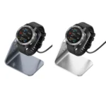 For Garmin Forerunner 745 / Venu Sq / Fenix 6 Universal Aluminum Alloy Magnetic Charger Holder with Chip Protection, Support Fast Charging - Image 2