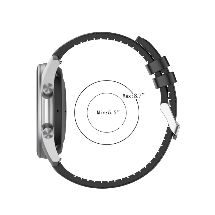 EDA00988501_B2.webp 20mm Silicone Leather Replacement Strap Watchband for Samsung Galaxy Watch 3 41mm - Image 3