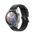 22mm Silicone Leather Replacement Strap Watchband for Samsung Galaxy Watch 3 45mm - Image 9