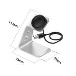For Samsung R500 / Galaxy Watch 3 Universal Aluminum Alloy Magnetic Charger Holder with Chip Protection, Support Fast Charging - Image 4
