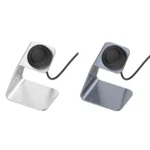 For Samsung R500 / Galaxy Watch 3 Universal Aluminum Alloy Magnetic Charger Holder with Chip Protection, Support Fast Charging - Image 2