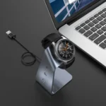 For Samsung R800 / Galaxy Watch Universal Aluminum Alloy Magnetic Charger Holder with Chip Protection, Support Fast Charging - Image 10