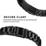 Three Beads Slingshot Buckle Solid Stainless Steel Watch Band for Fitbit Charge 4 - Image 2