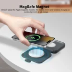 MOMAX UD30 Q.Mag Go 2 in 1 Foldable Magsafe Magnetic Wireless Charger - Image 8