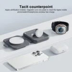 MOMAX UD30 Q.Mag Go 2 in 1 Foldable Magsafe Magnetic Wireless Charger - Image 9