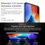 Dual Back Cameras, 5000mAh Battery, Side Fingerprint Identification, 6.67 inch MIUI 13 Qualcomm Snapdragon 4 Gen1 Octa Core up to 2.0GHz, Network: 5G, Dual SIM, IR, Not Support Google Play - Image 2