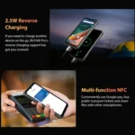 IP68/IP69K/MIL-STD-810H, Face Unlock, 6580mAh Battery, 6.1 inch Android 12 MTK6765 Helio P35 Octa Core up to 2.3GHz, Network: 4G, OTG, NFC, Dual SIM - Image 12