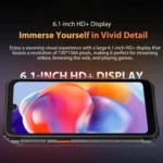 IP68/IP69K/MIL-STD-810H, Face Unlock, 6580mAh Battery, 6.1 inch Android 12 MTK6765 Helio P35 Octa Core up to 2.3GHz, Network: 4G, OTG, NFC, Dual SIM - Image 7