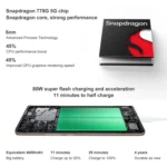 Triple Back Cameras, Screen Fingerprint Identification, 6.7 inch ColorOS 13.1 / Android 13 Qualcomm Snapdragon 778G Octa Core up to 2.4GHz, Network: 5G, NFC, OTG - Image 6