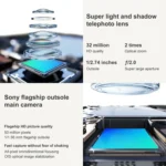 Triple Back Cameras, Screen Fingerprint Identification, 6.74 inch ColorOS 13.1 / Android 13  Dimensity 8200 Octa Core up to 3.1GHz, Network: 5G, NFC, OTG - Image 2