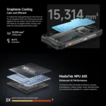 Ulefone Armor 28 Pro Rugged Phone, 16GB+512GB, Night Vision, 10600mAh, 6.67 inch + 1.04 inch Android 15 MediaTek Dimensity 7300 Octa Core, Network: 5G, NFC - Image 9