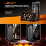 Blackview Oscal Marine 2, 8GB+256GB, 6.56 inch Android 15 Unisoc UMS9230E T615 Octa Core, Network: 4G, OTG, NFC - Image 2