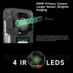 Ulefone Armor 33 Pro Rugged Phone, 16GB+512GB, Night Vision, 6.95 inch + 3.4 inch Dual Screen Android 14 MediaTek Dimensity 7300X Octa Core, Network: 5G, OTG, NFC - Image 12