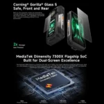 Ulefone Armor 33 Pro Rugged Phone, 16GB+512GB, Night Vision, 6.95 inch + 3.4 inch Dual Screen Android 14 MediaTek Dimensity 7300X Octa Core, Network: 5G, OTG, NFC - Image 19