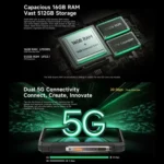 Ulefone Armor 33 Pro Rugged Phone, 16GB+512GB, Night Vision, 6.95 inch + 3.4 inch Dual Screen Android 14 MediaTek Dimensity 7300X Octa Core, Network: 5G, OTG, NFC - Image 21