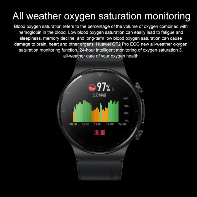 MPH5301B_10.webp HUAWEI WATCH GT 2 Pro ECG Ver. Bluetooth Fitness Tracker Smart Watch 46mm Wristband, Kirin A1 Chip, Support GPS / ECG Monitoring - Image 11