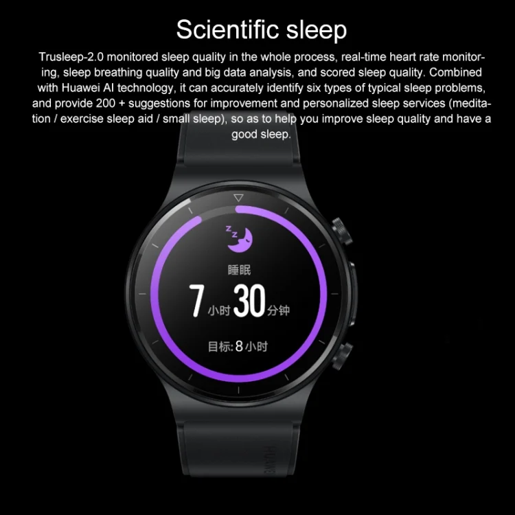 MPH5301B_11.webp HUAWEI WATCH GT 2 Pro ECG Ver. Bluetooth Fitness Tracker Smart Watch 46mm Wristband, Kirin A1 Chip, Support GPS / ECG Monitoring - Image 12