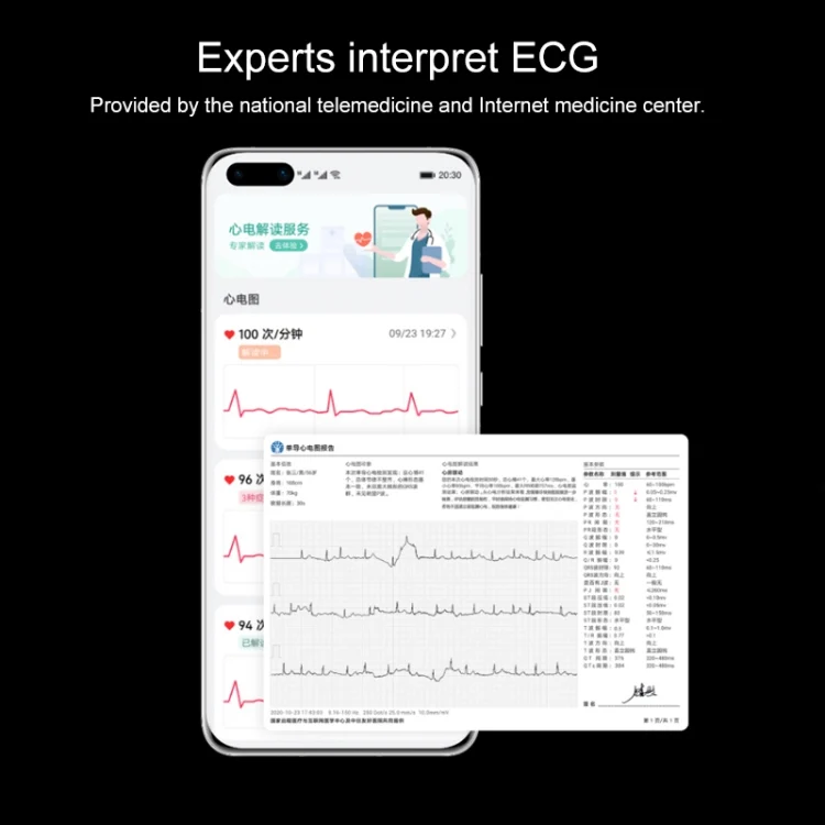 MPH5301B_8.webp HUAWEI WATCH GT 2 Pro ECG Ver. Bluetooth Fitness Tracker Smart Watch 46mm Wristband, Kirin A1 Chip, Support GPS / ECG Monitoring - Image 9