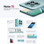 Xiaomi Redmi Note 15 5G, 12GB+256GB, 6.77 inch Xiaomi HyperOS 2 Snapdragon 6 Gen 3 Octa Core, Network: 5G - Image 2