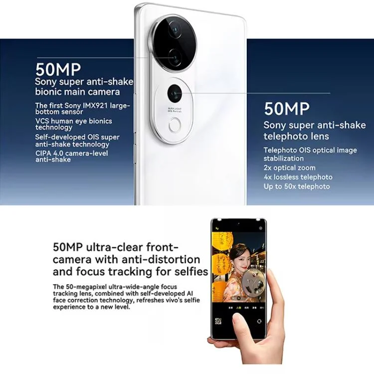 MPH5835_B4.webp vivo S19 Pro, 12GB+256GB, Face ID / Screen Fingerprint Identification, 6.78 inch Android 14 Dimensity 9200+ Octa Core, OTG, NFC, Network: 5G - Image 5